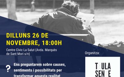 Reflexionem sobre les “Persones Sense Llar a Badalona”: trobada el 26 de novembre [Dia Mundial Sense Llar]